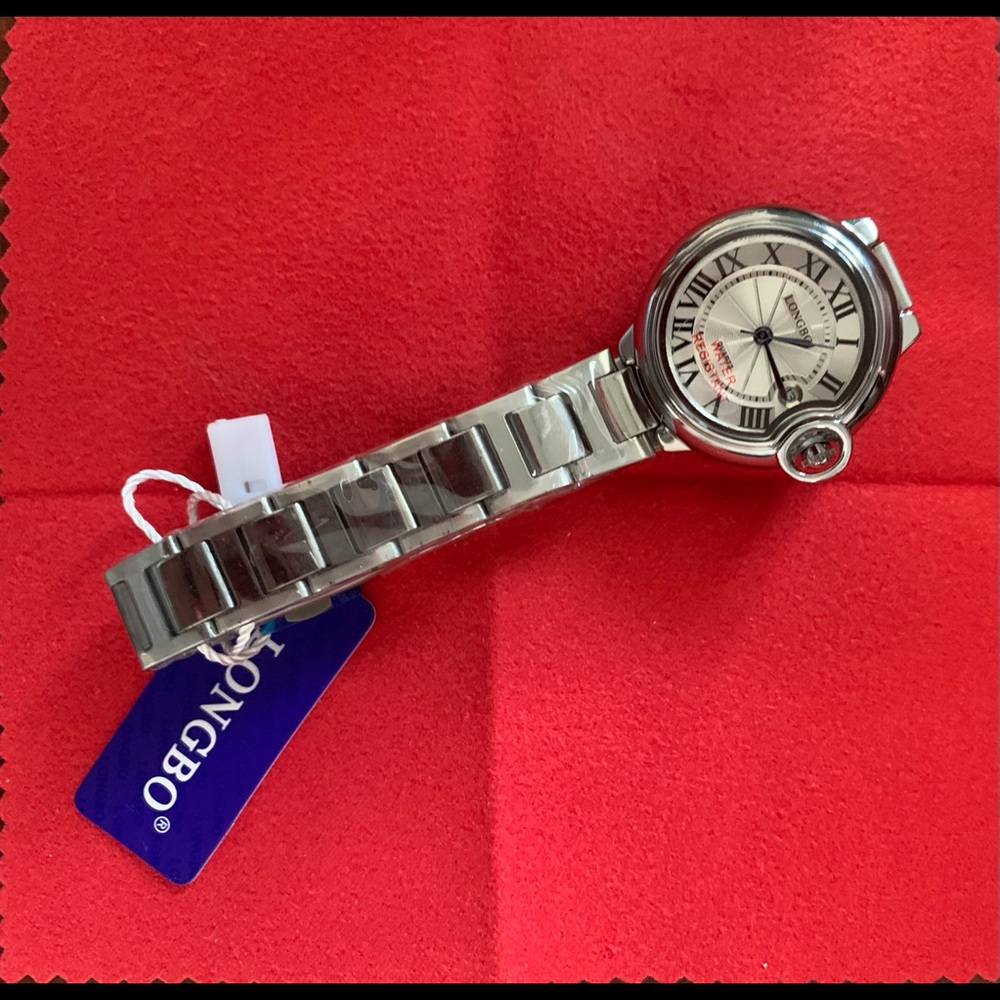 Longbo silver watch